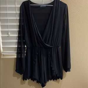 Black Astr Romper